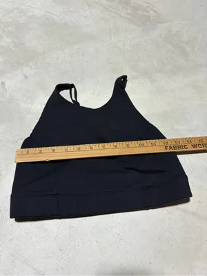 Balance Athletica Black High Neck Sports Bra medium thumbnail 3