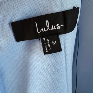 Lulus Light Blue Halter Maxi Dress Bow Sweetheart Formal Gown HD3816A Mens M thumbnail 10