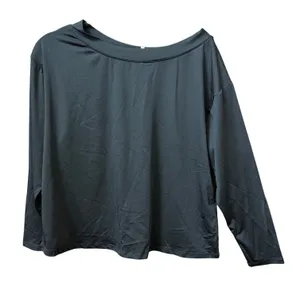 Halara Oversized Black Long Sleeve Size XS New Boxy Cropped Relaxed thumbnail 1