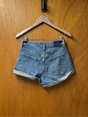 Abercrombie & Fitch A&F The Mom Shorts Curve Love Denim Jorts Denim 4 27 NEW NWT thumbnail 11