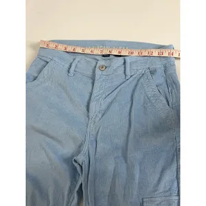 American Eagle Super High-Rise Baggy Wide Leg Corduroy Cargo Pants Size 4 thumbnail 7