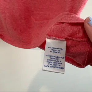 Southern Tide Fish Ombré Graphic T-Shirt heather‎ strawberry pink size small thumbnail 5