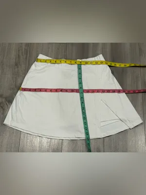 White Athletic Skort Size M Size M thumbnail 4