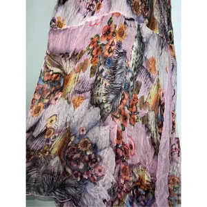 Vintage Silk Butterfly Fairy Princess Floral Top/Mini Dress thumbnail 4