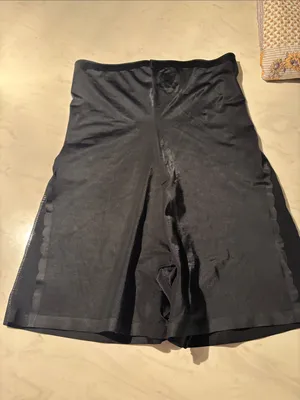 Spanx Black High-Waist Shapewear Shorts thumbnail 3