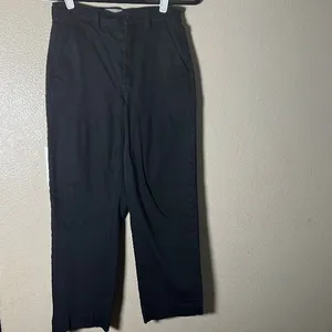 Everlane Black Jeans size 2 Sustainable Modern Classic Crop Cotton blend classic thumbnail 3