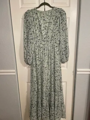 Altar'd State Floral Maxi Dress thumbnail 5