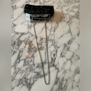 NWT J Crew Satin rhinestone clutch missing 4 rhinestones thumbnail 4