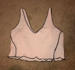 Cropped Tank Top Tan thumbnail 3