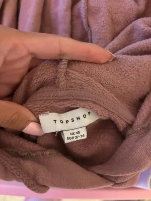 Topshop Cropped Hoodie Size XS thumbnail 5