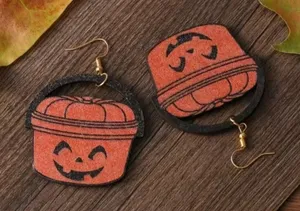 HALLOWEEN McBucket Trick or Treat Bucket Earrings NEW thumbnail 1