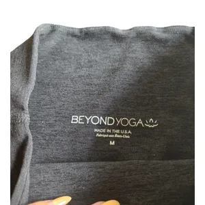Beyond Yoga Spacedye Gray Biker Shorts Size: M thumbnail 2