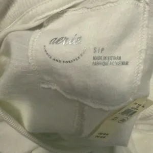 Aerie White Graphic Long Sleeve Hoodie thumbnail 4