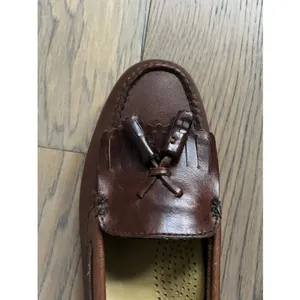 GH Bass Weejuns Jackie Brown Leather Tassel Loafers Women’s Size 6.5 thumbnail 2