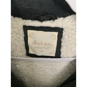 Altar d' state women's dark grey cotton jacket with front buttons, size M 0031 thumbnail 3
