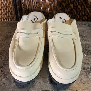 Free People Cream Loafer Slip On Shoes Size 38 thumbnail 2