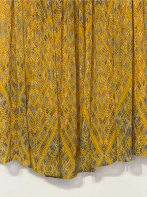 Free People Periscope Yellow Printed Sundress Spaghetti Strap Boho women’s Sz XS thumbnail 3