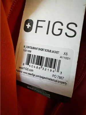 XS NWT Figs Contour knit thumbnail 2