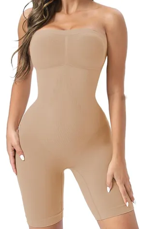 Amazon Nude Bodysuit Compression Shapewear Faja Spanks thumbnail 1