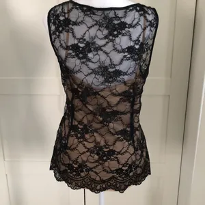 AT loft black lace W nude shell thumbnail 3