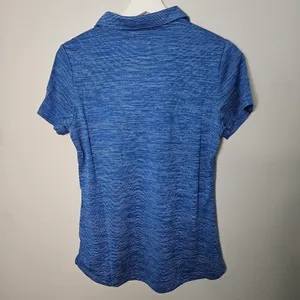NWT Puma Shirt Golf Womens Icon Heather Polo Lapis Blue Short Sleeve Small Vneck thumbnail 10