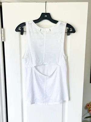 Free People Martine Surf Club Tank Graphic Slub Ivory‎ Combo XS NWT thumbnail 8