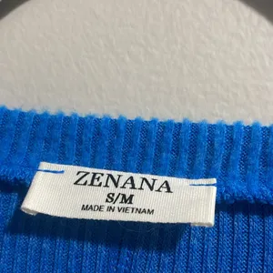 Zenana Cherilyn Ribbed Dolman Sleeve Top - Blue NEW thumbnail 3