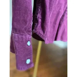 American Eagle Corduroy Button‎ Shacket Granola Girl Preppy Indie Easter Spring thumbnail 9