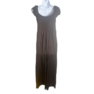 The Wild Melon Brown Cutout Puff Sleeve Wide Leg Jumpsuit Small thumbnail 4