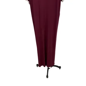 Skims Soft Lounge Ringer T-Shirt Long Dress Maxi Maroon Red Size Small‎ thumbnail 10