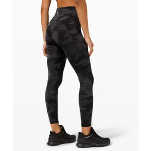 NEW Lululemon l High-Rise Tight 28 SIZE 10 Heritage 365 Camo Deep Coal Multi thumbnail 2
