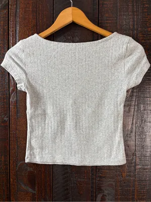 Aeropostale Soft Pointelle Knit Top thumbnail 6