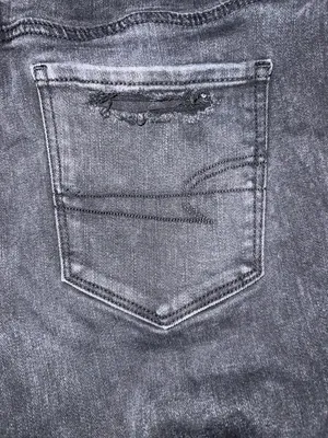 American Eagle ultrasoft ripped black skinny jean sz 10 Short thumbnail 10