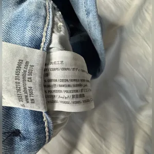 Hollister High Rise Flare Split Hem Medium Wash Jeans Y2K Women’s Size 24 L 29 thumbnail 7