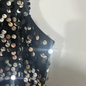 Banana Republic Black Sequin Dress Size‎ 2 thumbnail 7