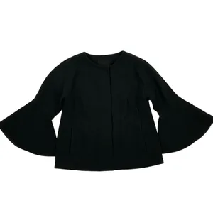 Banana Republic Blazer 0 Black Bell Sleeve Career Workwear Chic thumbnail 2
