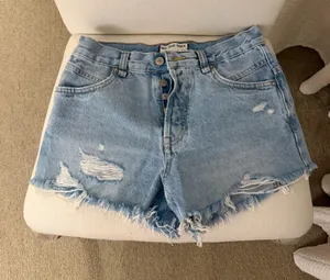 Free People Jean Shorts thumbnail 1