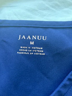Jaanuu Navy  Scrub Top thumbnail 2