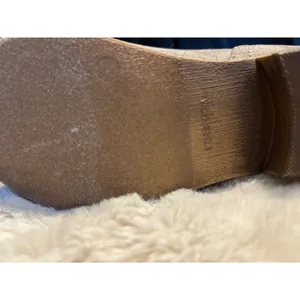 Grey Faux Suede Ankle Boots Pointed Toe Low Block Heel Rear Zip Size 6 thumbnail 5