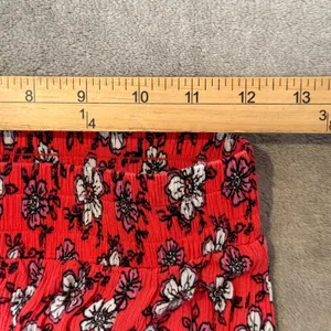 BOHO Patchwork Tiered‎ High Low Maxi Skirt Floral Ruffle Peasant Gypsy Size XS thumbnail 9