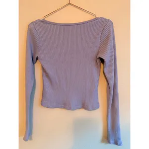Brandy Melville Cardigan Womens One Size‎ Lavender Zelly Ribbed Knit Button Top thumbnail 5