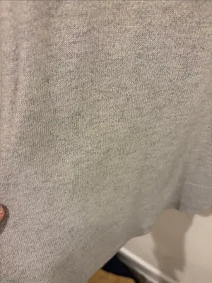 LOFT Light Gray V-Neck Sweater thumbnail 5