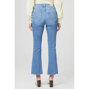 PAIGE Claudine High Rise Kick Flare Crop Jeans Darling Light Wash Size 30 Casual thumbnail 2