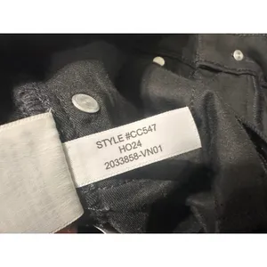 J.Crew 9"‎ High-Rise Slim Straight Jeans Black Denim RE-03-BLK Womens Size 27T thumbnail 10