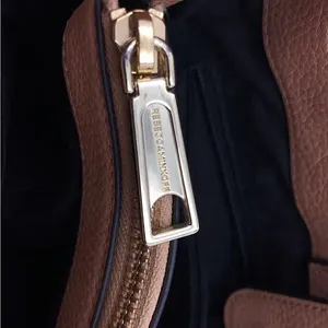 Rebecca Minkoff Peach Tan Pebbled Leather Satchel Bag Purse 🌺🌺 thumbnail 9