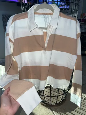 Aerie Long Sleeve Collar Shirt thumbnail 1