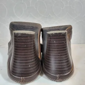 Aerosoles Two Beauty Womens 9.5 Brown Leather Mary Jane Square Toe Open Back thumbnail 5