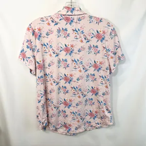 Catherine Malandrino Small Pajama Set Pink‎ Floral Short Sleeve Pants Soft 1698 thumbnail 8