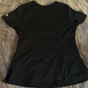 Healing Hands HH Works Black V-Neck 2 Pocket Scrub Top thumbnail 5