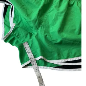 Nike Dri-FIT Tempo Running Shorts Green Black White Womens Large Athletic Gym thumbnail 6